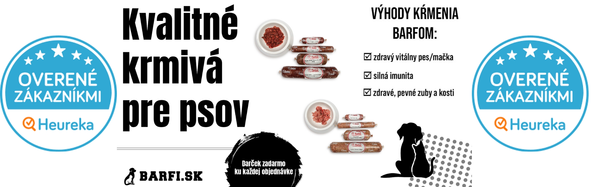 Kvalitne krmiva pre psov banner